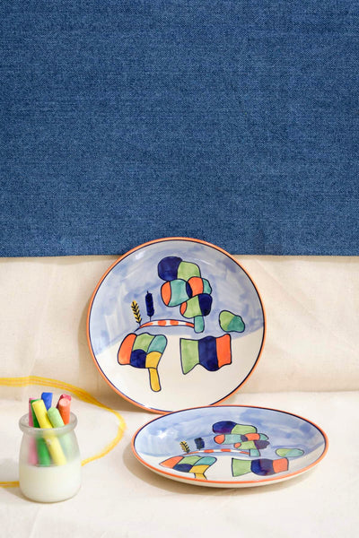 PLATE Crayon Side Plate (Set Of 2)