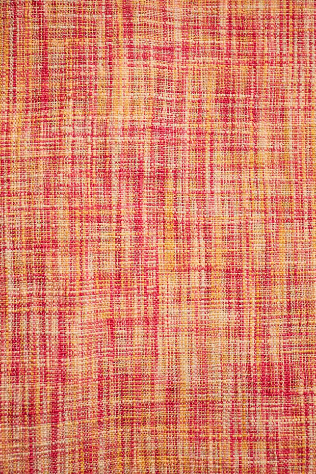 UPHOLSTERY FABRIC Raffia Pink Field Upholstery Fabric