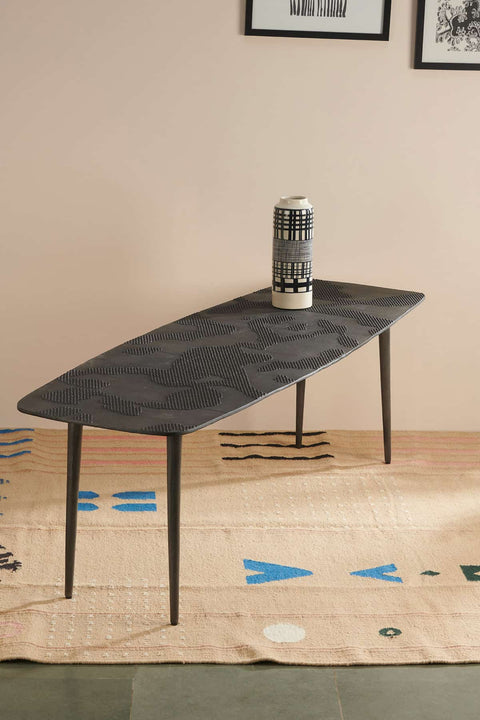 COFFEE TABLE Rectangle Mosaic Coffee Table (Grey)