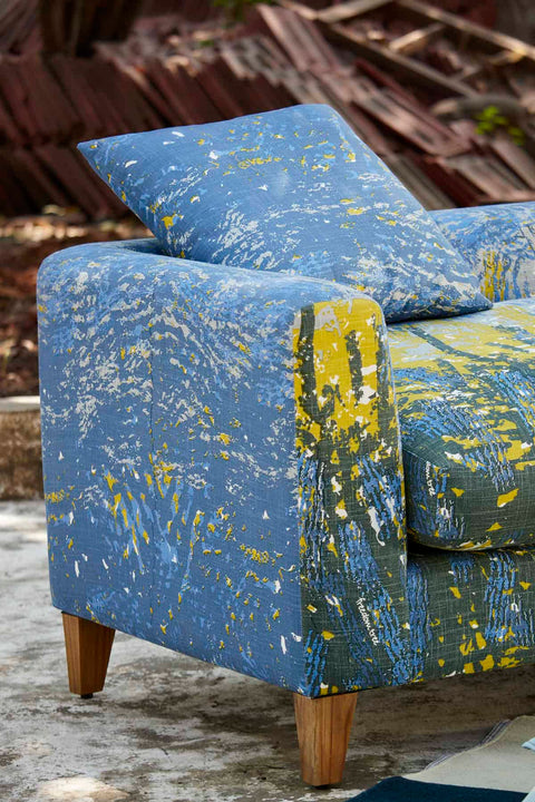 UPHOLSTERY FABRIC Kagal Upholstery Fabric Blue/Yellow