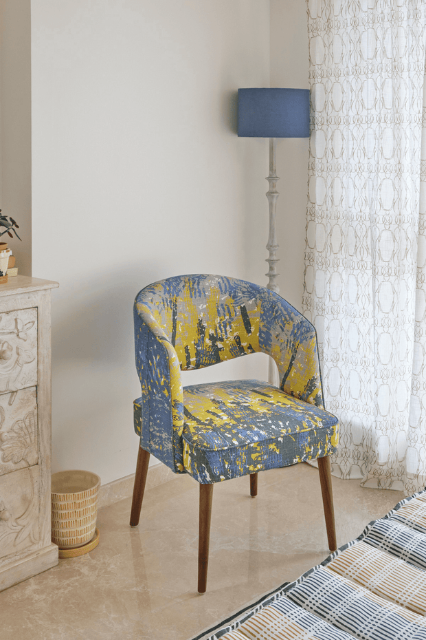 UPHOLSTERY FABRIC Kagal Upholstery Fabric Blue/Yellow