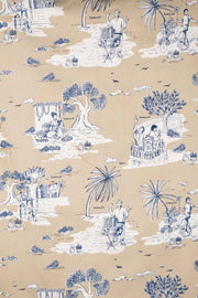 UPHOLSTERY FABRIC Mumbai Makers Printed Upholstery Fabric (Taupe)