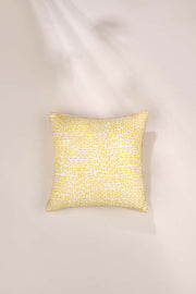 PRINTED CUSHIONS Waymore (41 Cm X 41 Cm) Cushion Cover (Yellow)