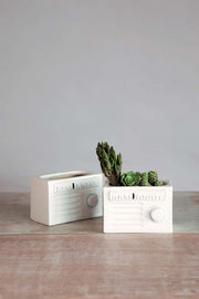 PLANT POTS Radio Herb Planters (Set Of 2)