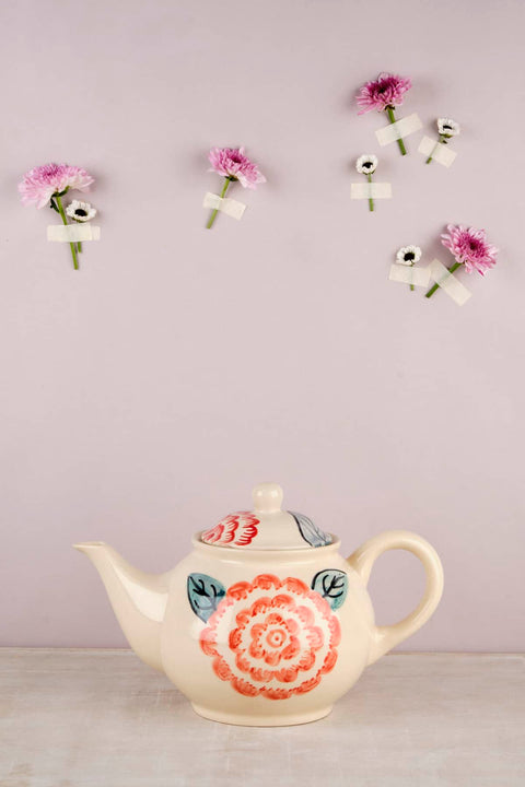 BREAKFAST Chrysanthemum Tea Pot (Pink)