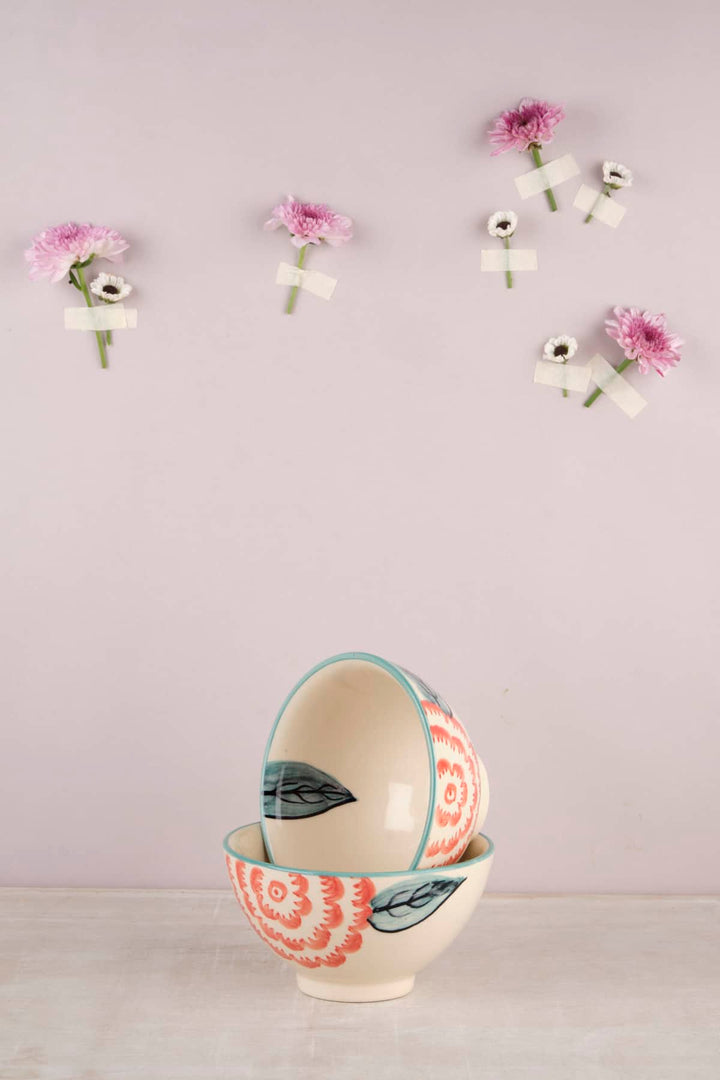 BOWL Chrysanthemum Soup Bowl (Set Of 4)