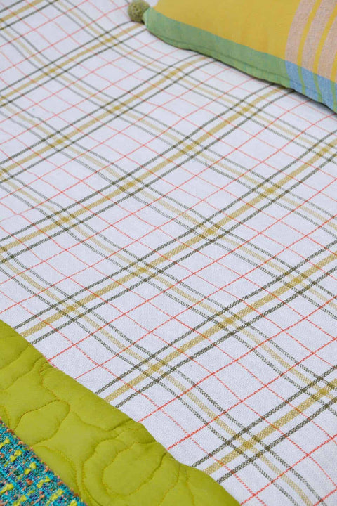 BEDCOVER Palya Woven Cotton Bedcover (Lime)