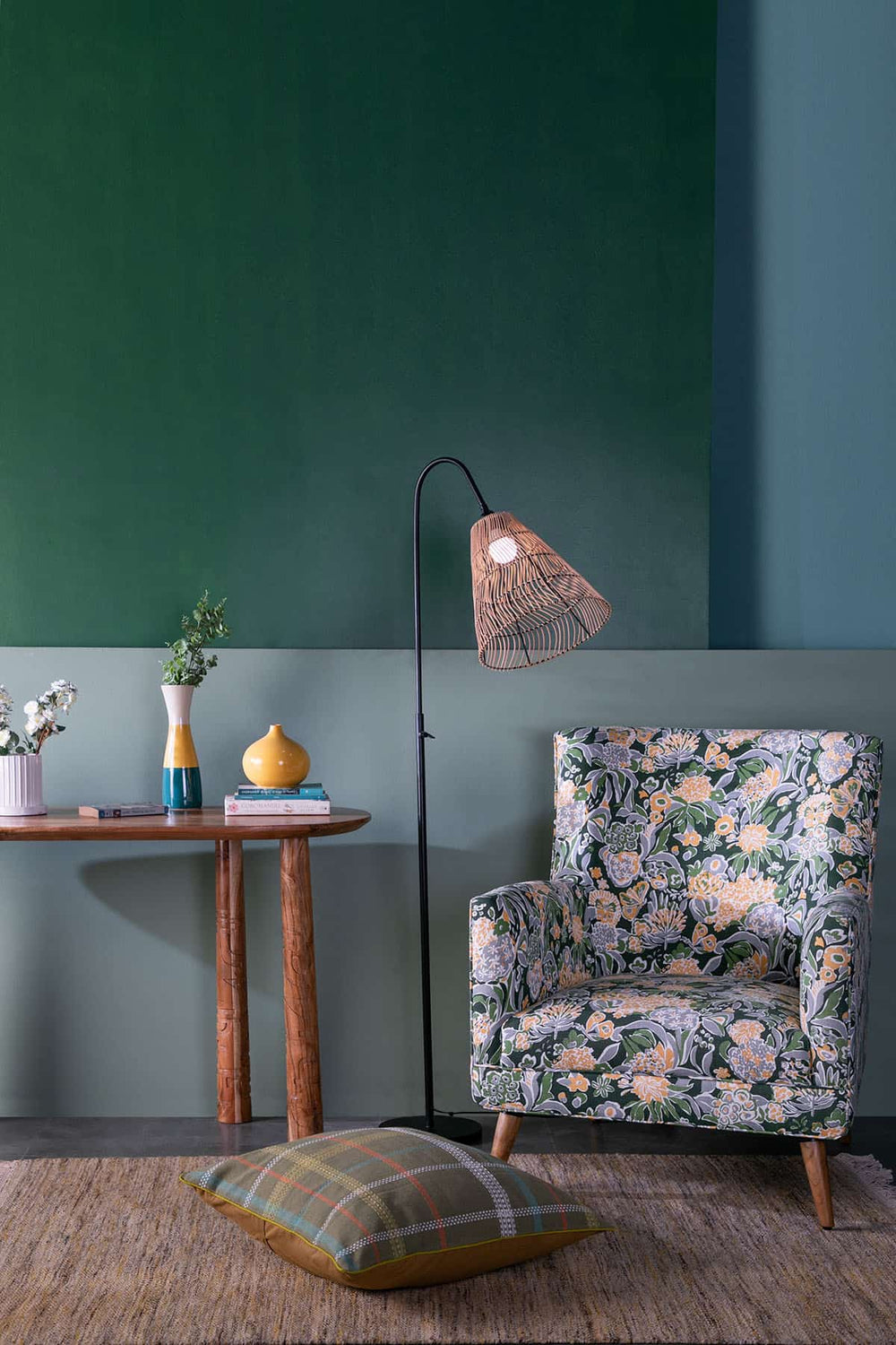 UPHOLSTERY FABRIC Para Para Printed Upholstery Fabric (Emerald Green)
