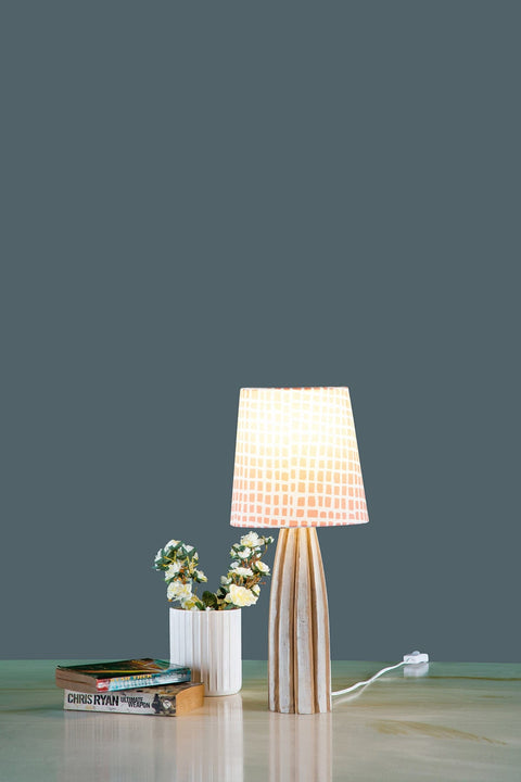 LAMP SHADES Grille Tiny Taper Lampshade (Soft Pink)