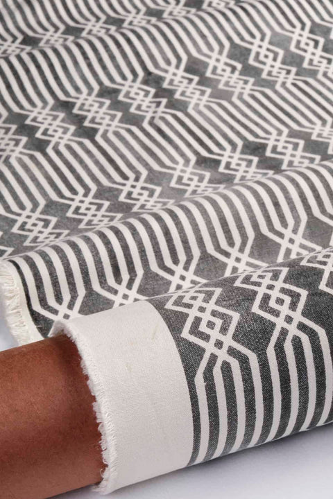 UPHOLSTERY FABRIC Pillar Outdoor Upholstery Fabric (Charcoal)