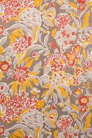 UPHOLSTERY FABRIC Para Para Printed Upholstery Fabric (Mustard / Green)