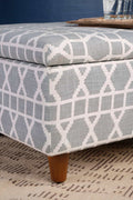 UPHOLSTERY FABRIC Lattice Printed Upholstery Fabric (Grey)