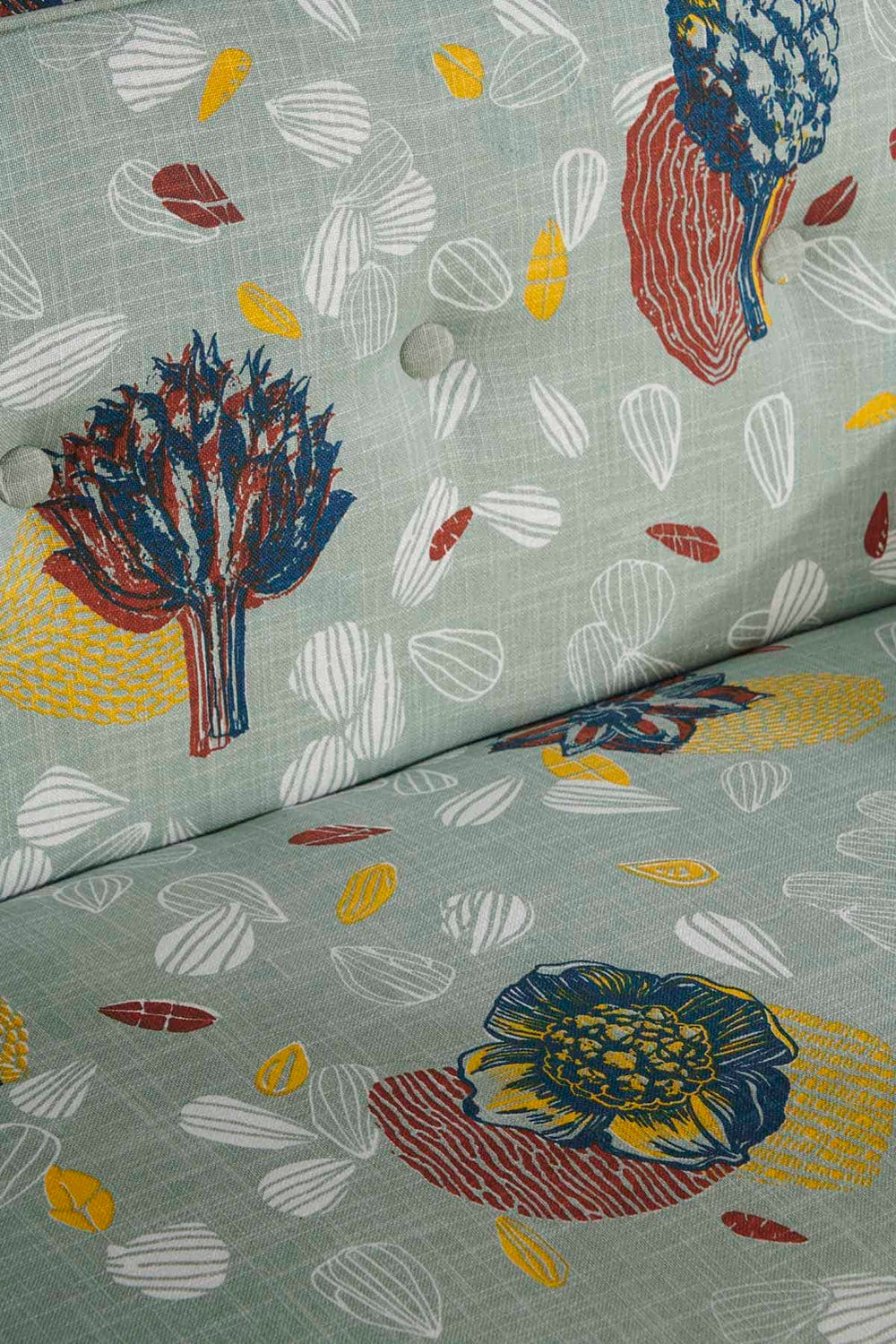 UPHOLSTERY FABRIC Elae Printed Upholstery Fabric (Grey)