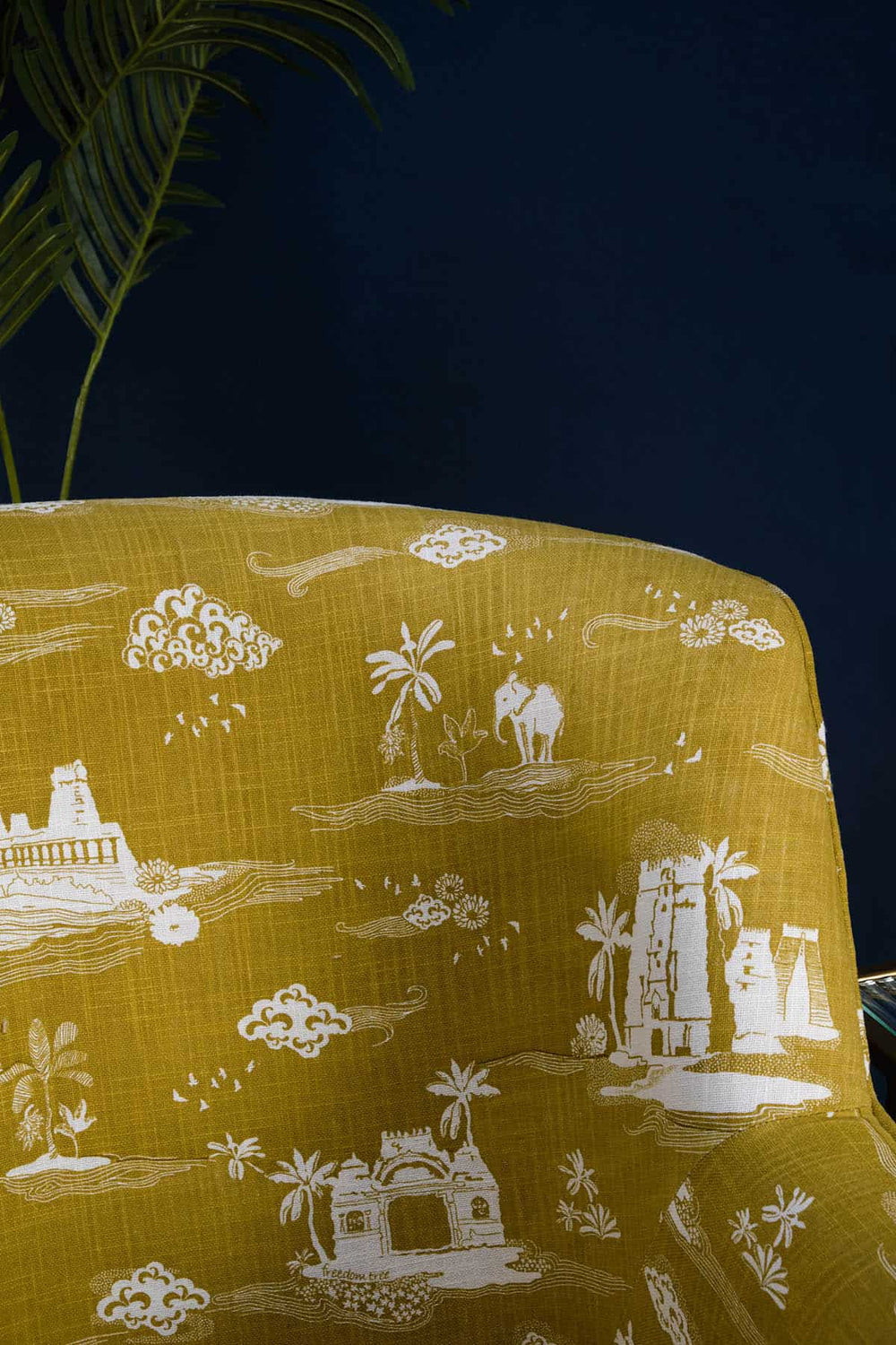 UPHOLSTERY FABRIC Coromandel Printed Upholstery Fabric (Leaf Green)