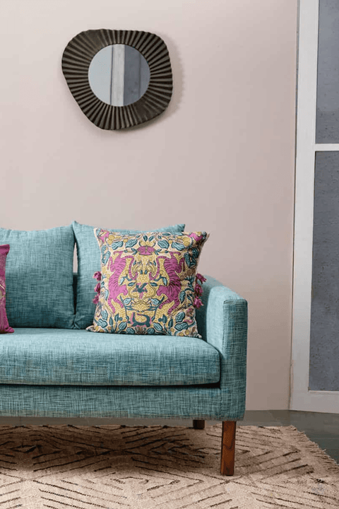 PRINTED CUSHIONS Kabini (46 Cm X 46 Cm) Printed Cushion Cover