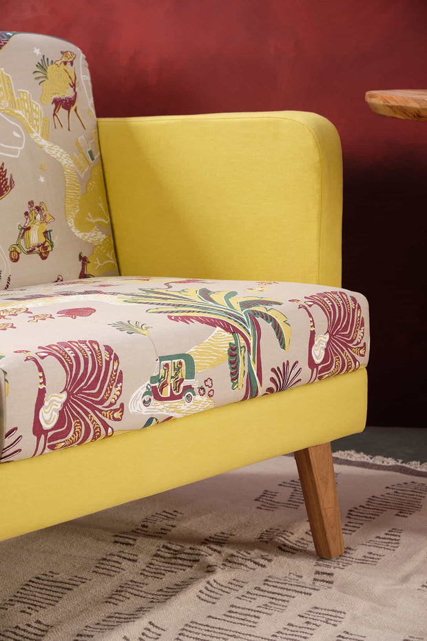 UPHOLSTERY FABRIC Mindscape Printed Upholstery (Neu Neutral)