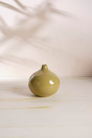 FLOWER VASE Color Pop Ceramic Vase (Olive)