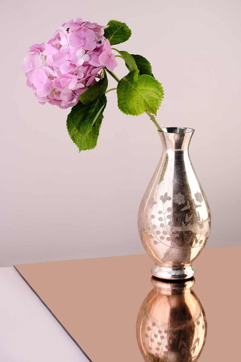 GLASS VASE Flemish Glass Vase (Gold)