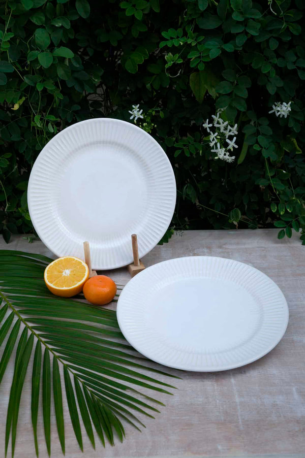 PLATE Fluted Dinner Plate (Set Of 2)