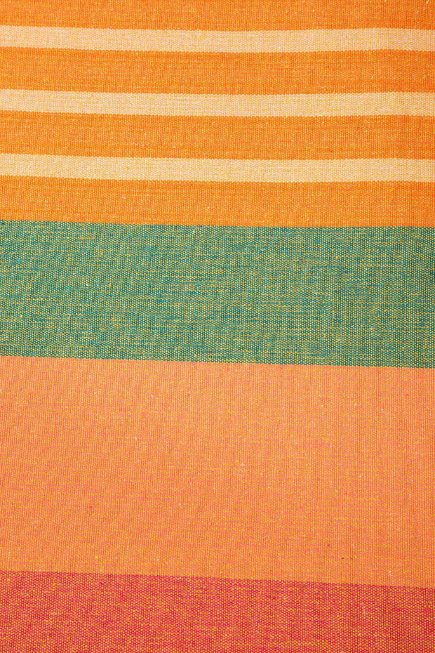 UPHOLSTERY FABRIC SWATCH Casual Striper Upholstery Fabric Swatch (Papaya)