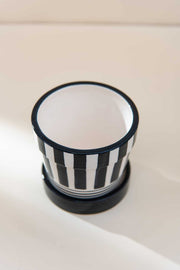 PLANT POTS Zebra Crossing Small Planter with Tray