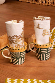 MUGS & CUPS Arakta Ribbed Mug (Set Of 2)