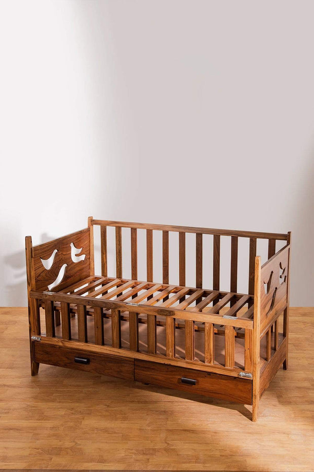 BED Baby Cot (Teak Wood)