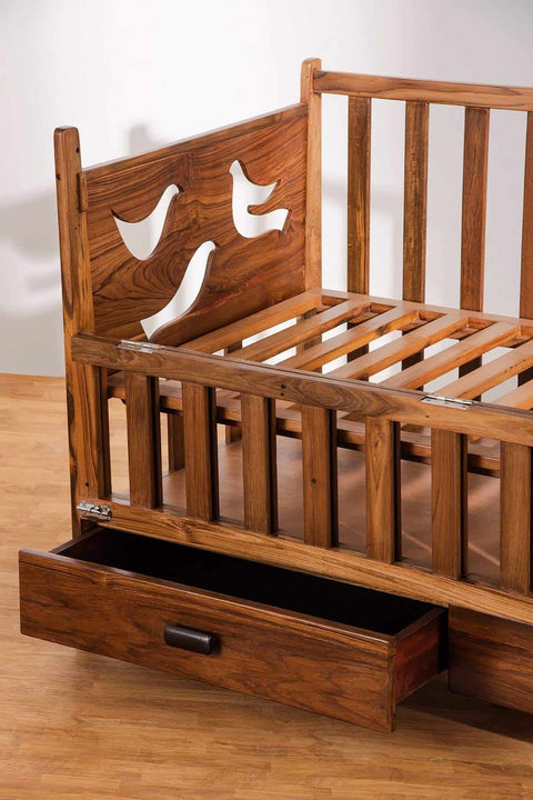 BED Baby Cot (Teak Wood)
