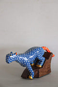 FIGURINE Blue Panther Figurine (Blue)