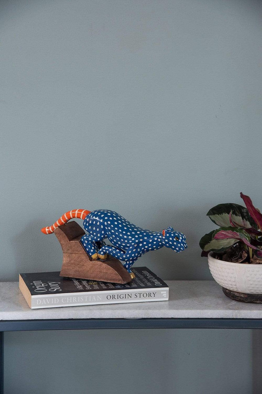 FIGURINE Blue Panther Figurine (Blue)