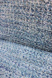 UPHOLSTERY FABRIC SWATCH Blue Water Tweed Upholstery (Blue) Swatch