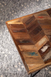 COFFEE TABLE Chevron Coffee Table (Recycled Wood)