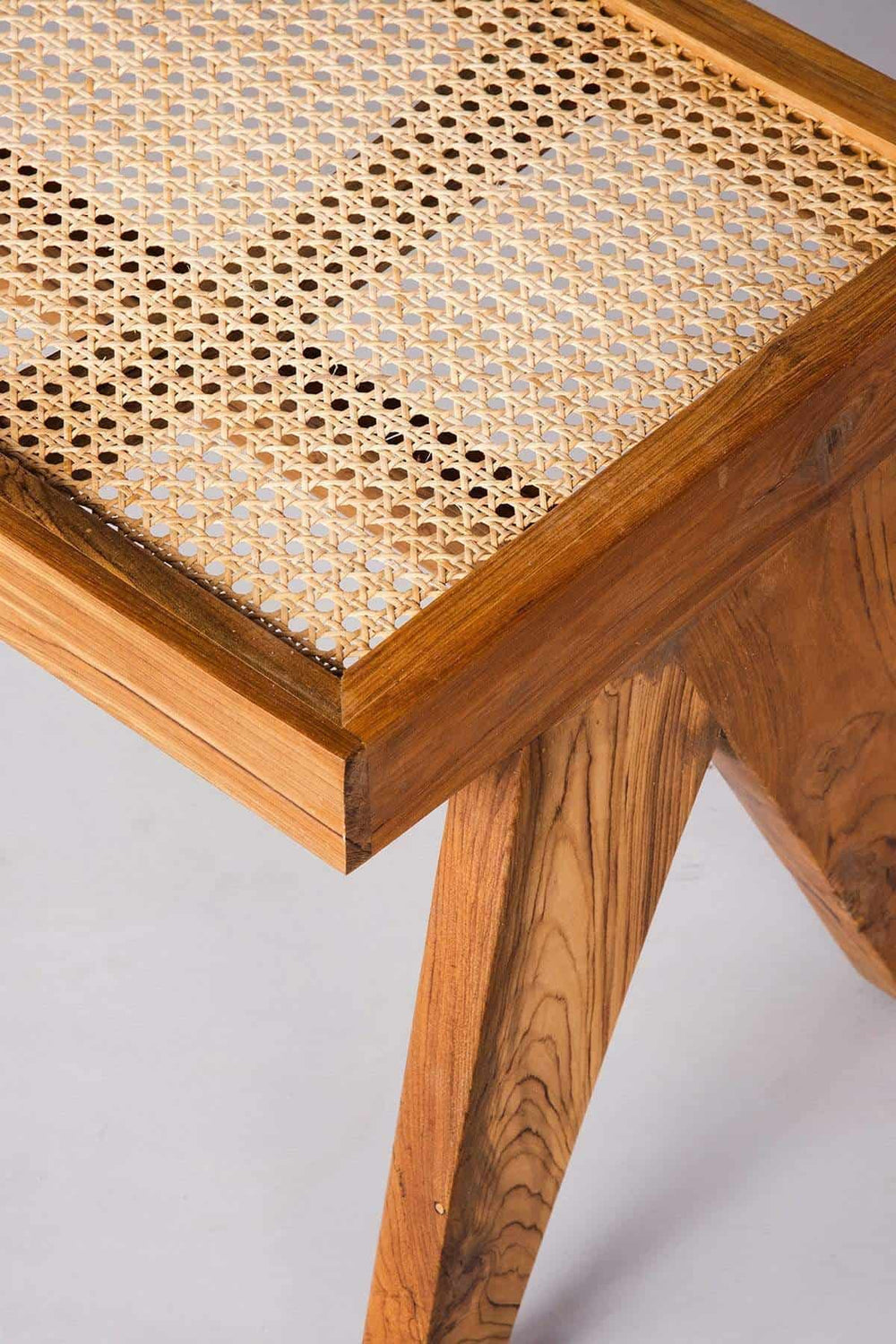 BENCH Civic Bench (Wicker And Teak Wood)