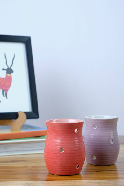 VOTIVE CANDLE Color Pop Lavender/Coral Votive (Set Of 2)