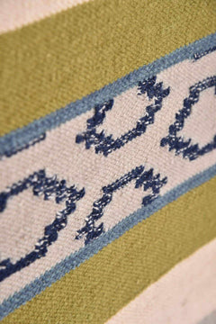 WOVEN RUG Cool And Calm Nomadic Woven Rug (Blue/Green)