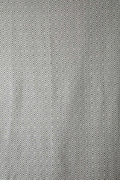 UPHOLSTERY FABRIC SWATCH Diamond Upholstery Fabric (White/Teal) Swatch