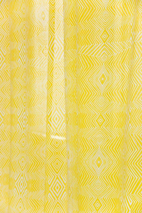 SHEER FABRIC AND CURTAINS SWATCH Diamond Yellow Sheer Fabric Swatch