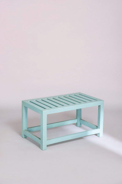 BENCH Distressed Mint Bench (Repurposed Wood)