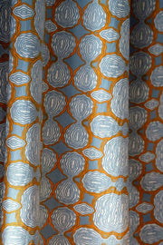 UPHOLSTERY FABRIC SWATCH Dve Upholstery Fabric (Grey/Amber) Swatch