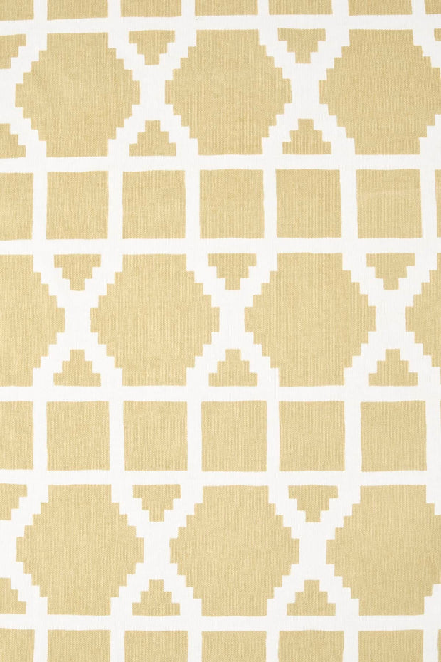 UPHOLSTERY FABRIC SWATCH Lattice Upholstery Fabric (Beige) Swatch