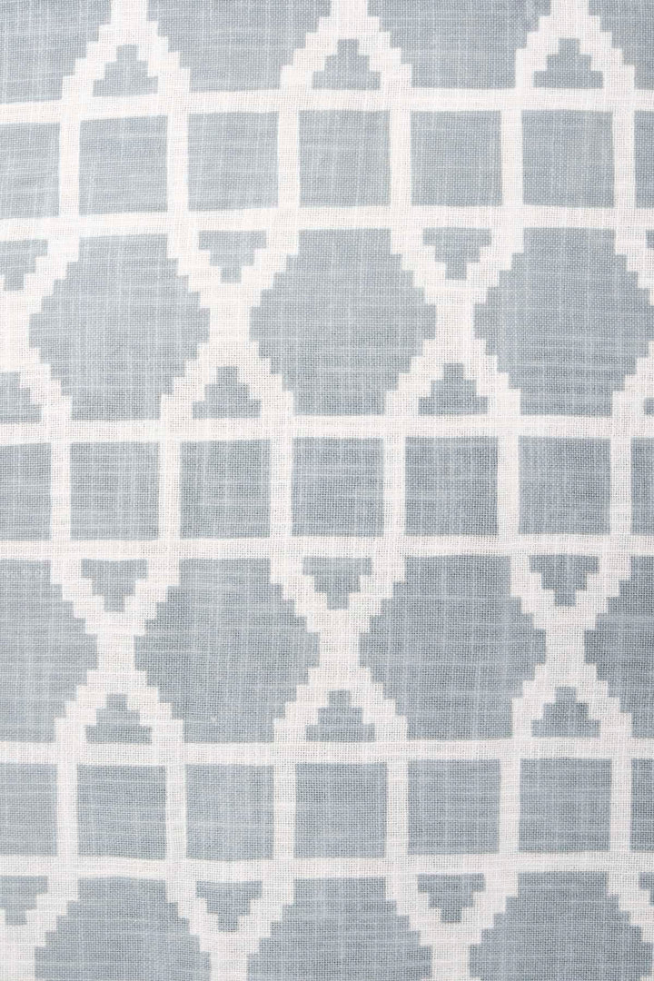 UPHOLSTERY FABRIC SWATCH Lattice Upholstery Fabric (Grey) Swatch