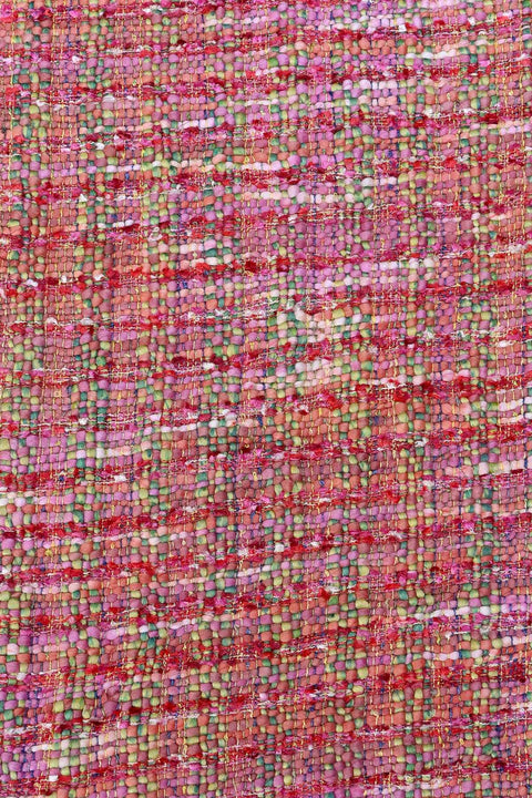 UPHOLSTERY FABRIC SWATCH Gypsy Nights (Red Mix) Tweed Upholstery Fabric Swatch