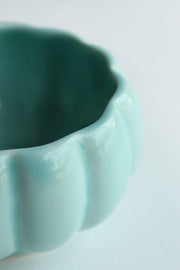 A Set Of 2 Ceramic Katori In Mint Shade And Handcrafted Design