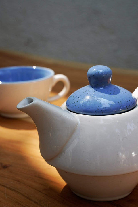 BREAKFAST Freedom Blue Tea Pot (Blue Speckle/O)