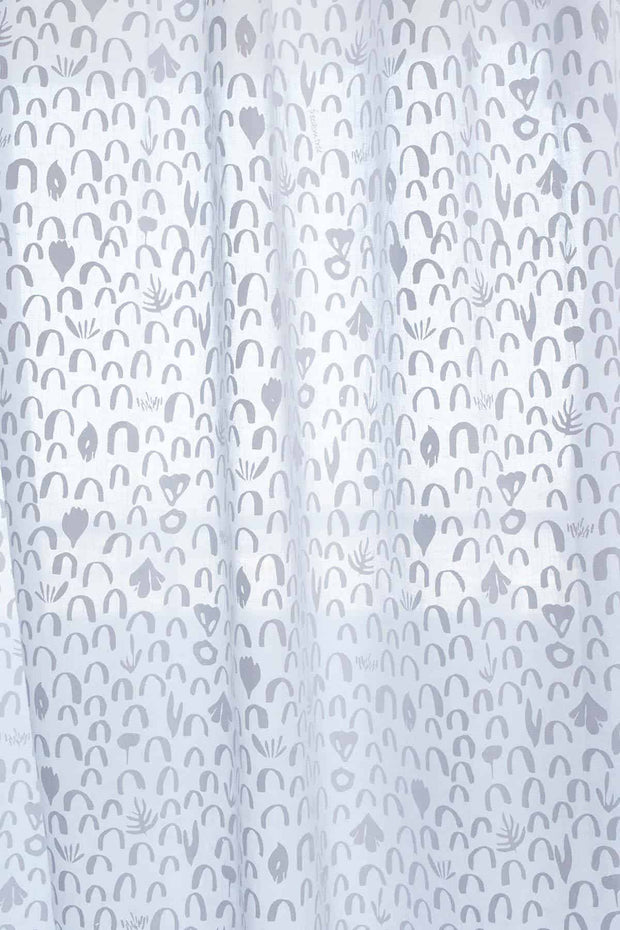 SHEER FABRIC AND CURTAINS SWATCH Gilli White Sheer Fabric And Curtains Swatch