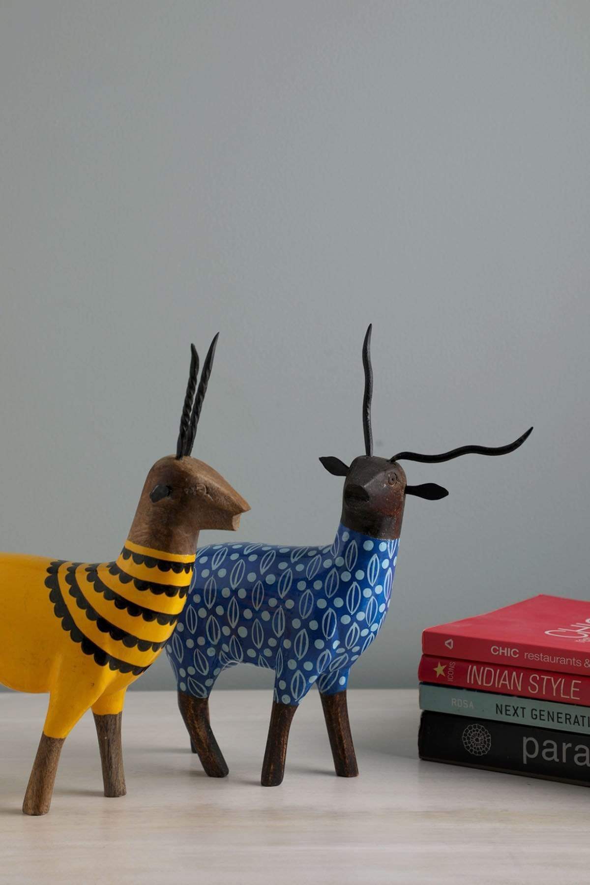 FIGURINE Golden Buck Figurine (Yellow)