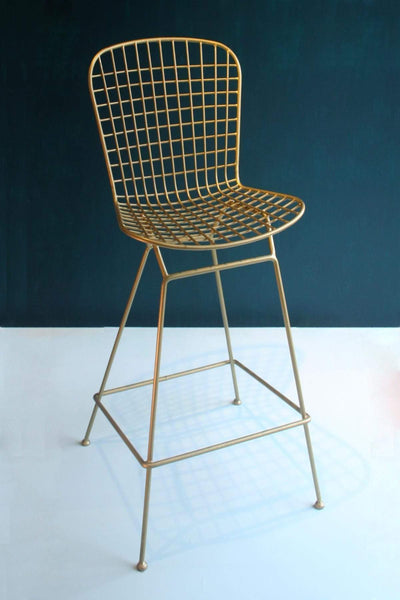 BAR STOOL Grid Bar Stool (Matt Gold)