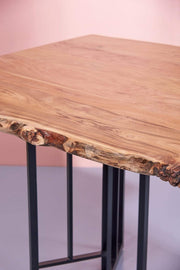 DINING TABLE Grid Live Edge Dining Table