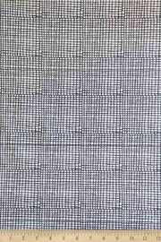 UPHOLSTERY FABRIC Grille Black & White Upholstery Fabric
