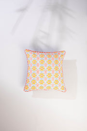 PRINTED & PATTERN CUSHIONS Incana (41 Cm X 41 Cm) Cushion Cover (Mango Ripe)
